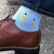 Load image into Gallery viewer, Pappy &amp; Co. Bourbon Bottle Socks in Blue