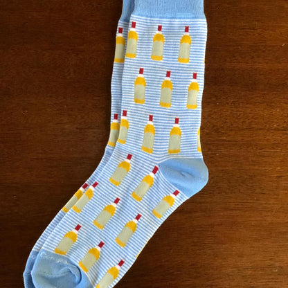Pappy & Co. Bourbon Bottle Socks in Blue