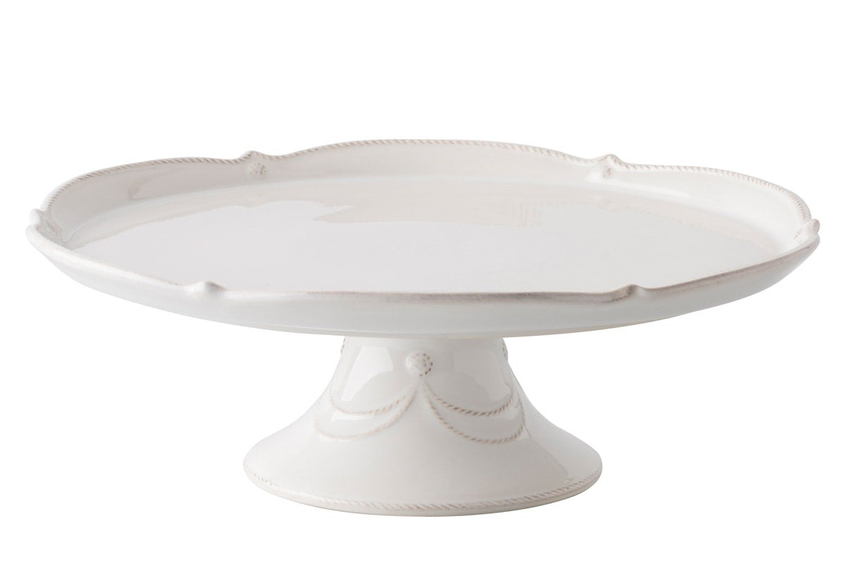 Berry & Thread Whitewash 14" Cake Stand - Juliska