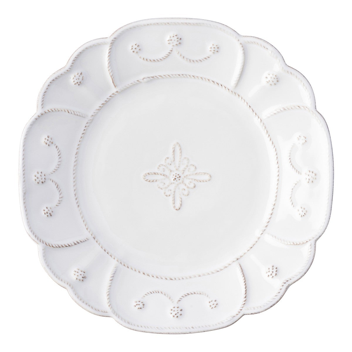 Juliska Jardins du Monde Whitewash Dessert/Salad Plate
