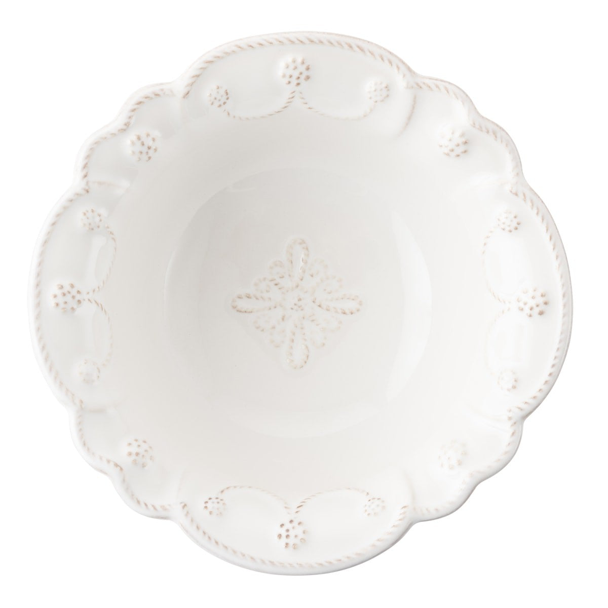 Juliska Jardins du Monde Whitewash Cereal/Ice Cream Bowl