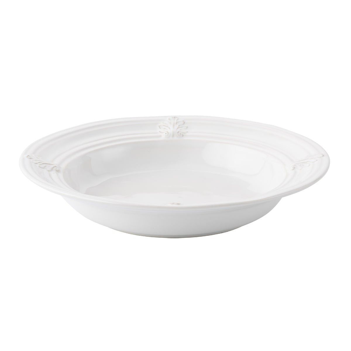 Acanthus Whitewash Pasta/Soup Bowl - Juliska