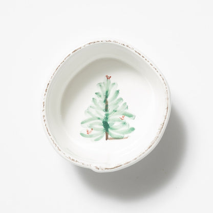 Vietri Lastra Holiday Condiment Bowl