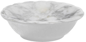Merritt Designs White Marble 5" Dipping Bowl