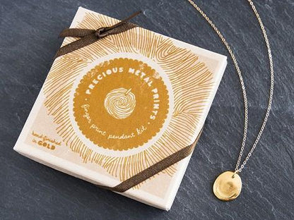 Custom Gold Fingerprint Pendant Kit