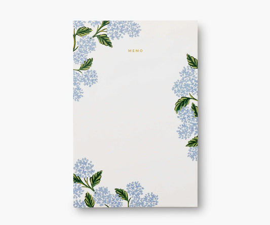 Rifle Paper Co. Hydrangea Memo Notepad