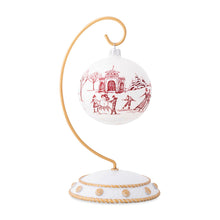 Load image into Gallery viewer, Juliska Country Estate Winter Frolic Ruby Glass Ornament - 2020 Limited Edition