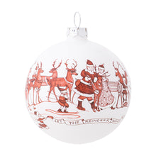 Load image into Gallery viewer, Juliska Country Estate Reindeer Games Ball Glass Ornament