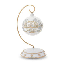 Load image into Gallery viewer, Country Estate Gold &amp; Silver Glass Ball Ornament, 2021 (Limited Edition) - Juliska