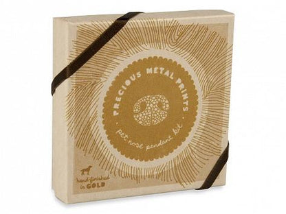 Custom Gold Pet Nose Print Pendant