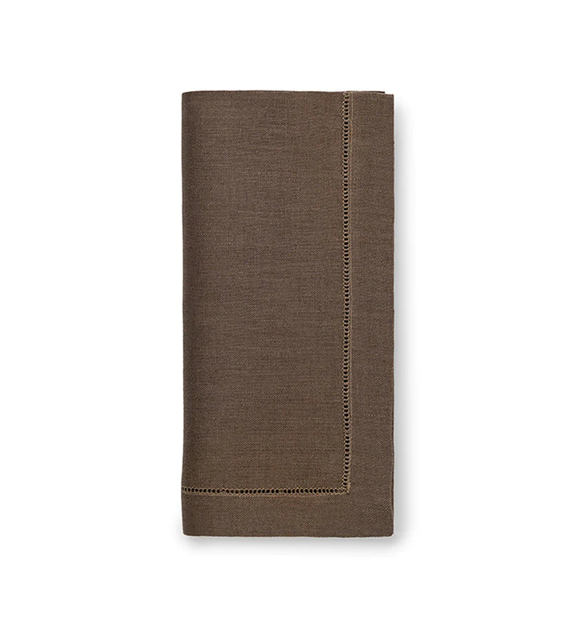 Sferra Linen Dinner Napkins 20" x 20" Walnut (Set of 4)