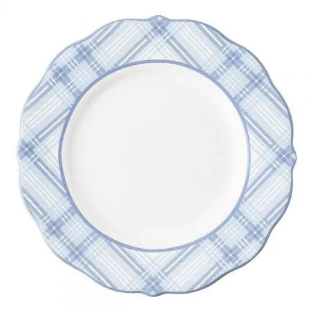 Tartan Chambray Dinner Plate