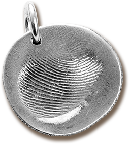 Custom Silver Fingerprint Pendant Kit