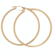Load image into Gallery viewer, enewton round gold hoop - smooth