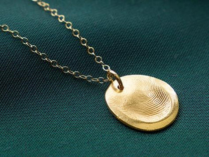 Custom Gold Fingerprint Pendant Kit