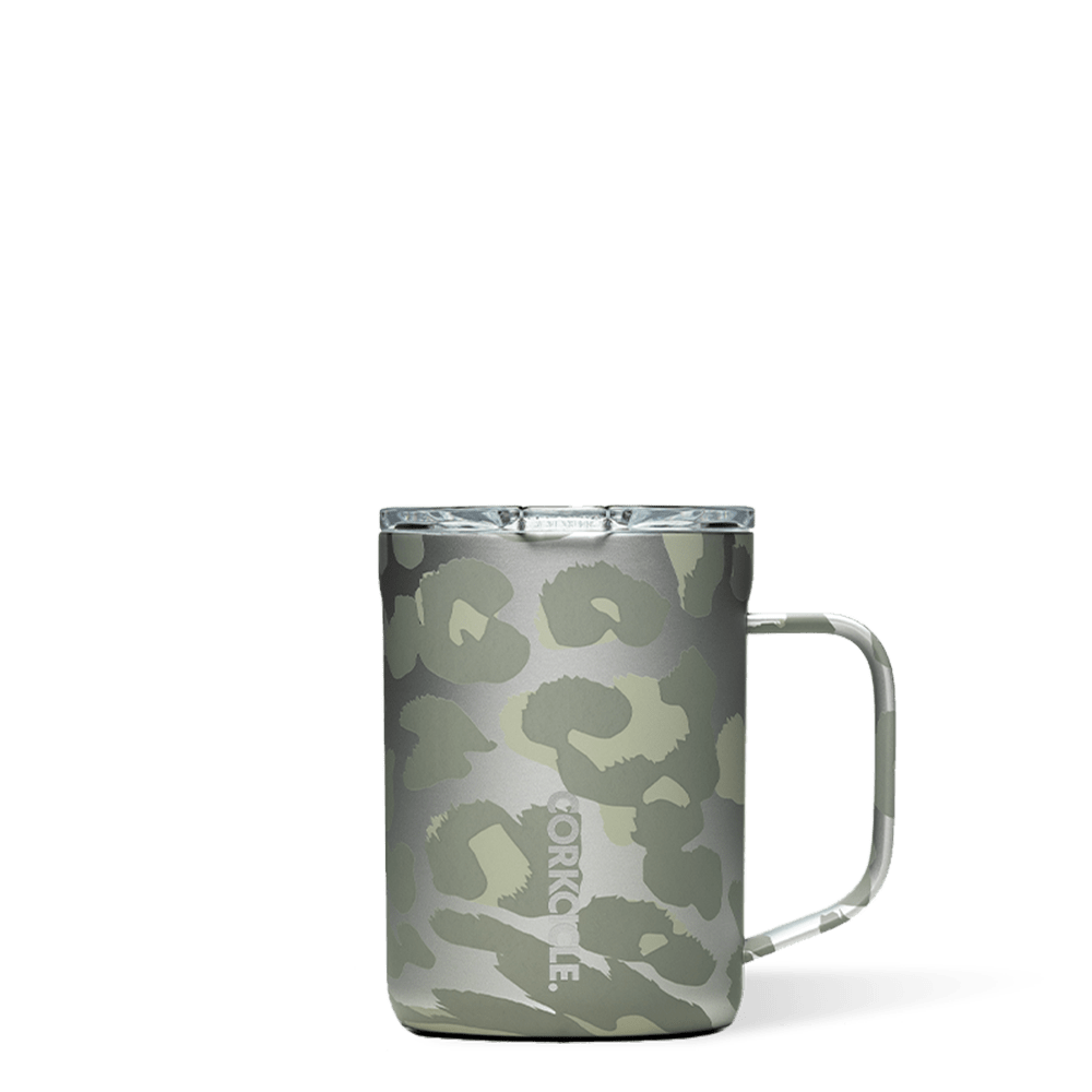 Corkcicle 16 oz Mug - Snow Leopard