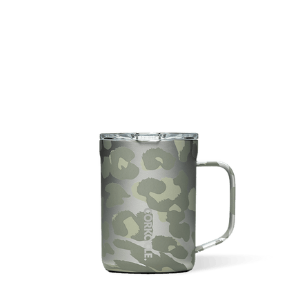 Corkcicle 16 oz Mug - Snow Leopard