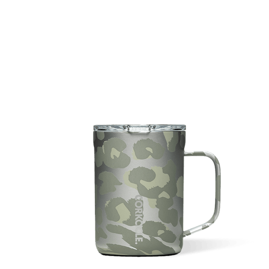 Corkcicle 16 oz Mug - Snow Leopard