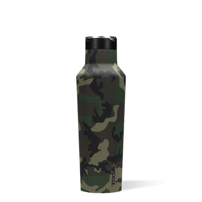 Corkcicle Sport Canteen 20 oz. - Woodland Camo
