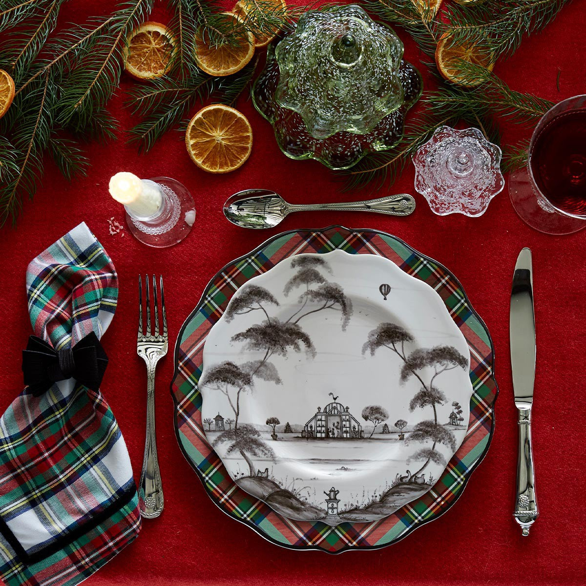 Stewart Tartan Dinner Plate - Juliska