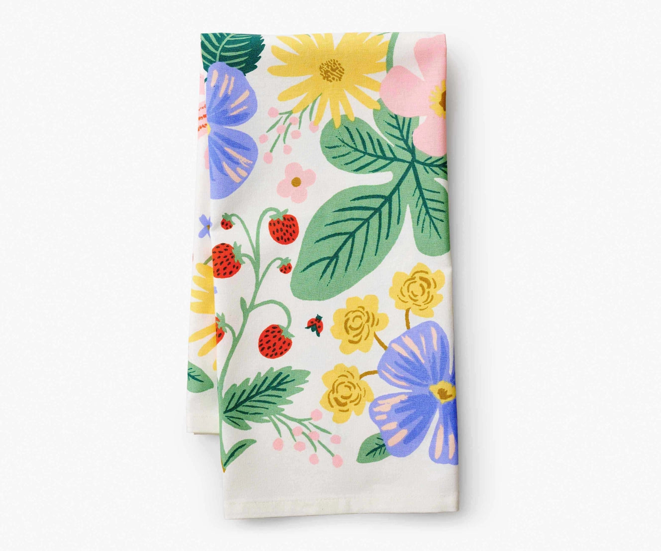 Rifle Paper Co. Strawberry Fields Tea Towel