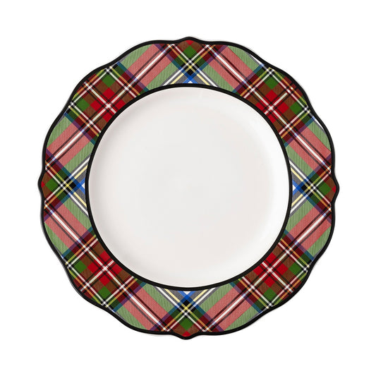 Juliska Stewart Tartan Dinner Plate