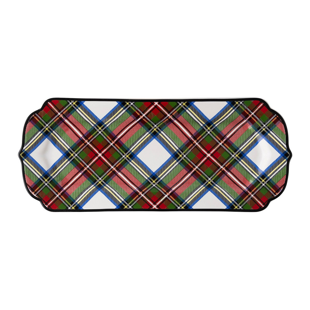 Juliska Stewart Tartan Hostess Tray