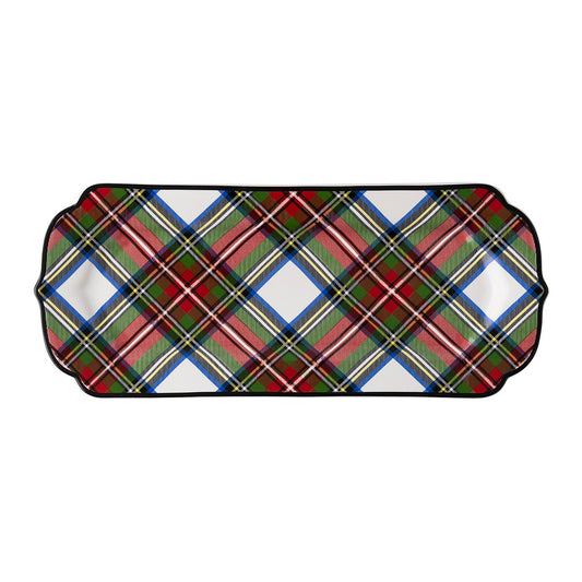 Juliska Stewart Tartan Hostess Tray