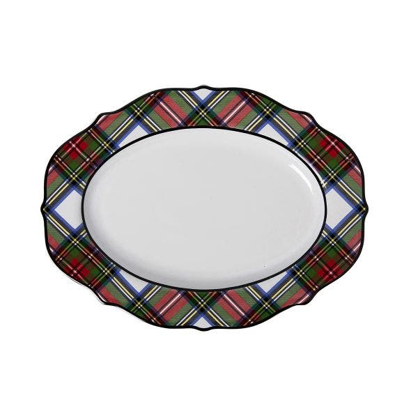 Stewart Tartan Platter 15"